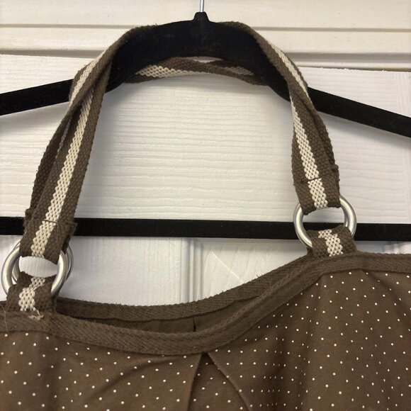 Brown 14X15" Spotted Old Navy Shopper Tote Handbag Purse - Picture 4 of 10